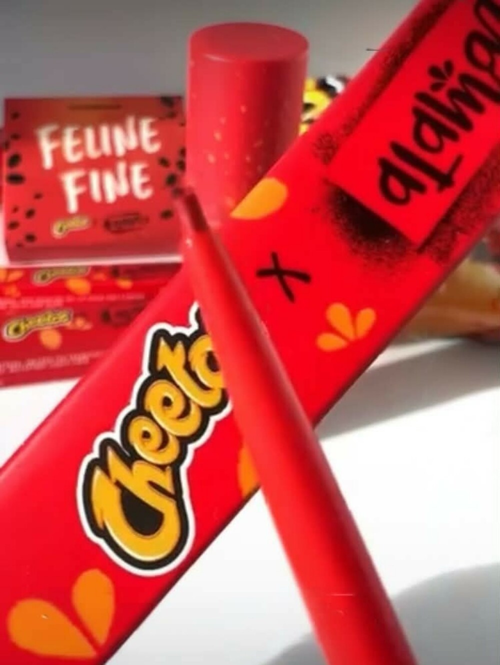 Alamar x Cheetos Say Chisme Plumping Lip Liner in Hot Cheetos RED *BNIB!